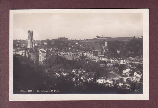 FRIBOURG vu de la Grand Place