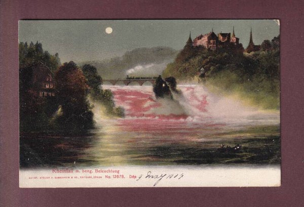 RHEINFALL - Mondschein