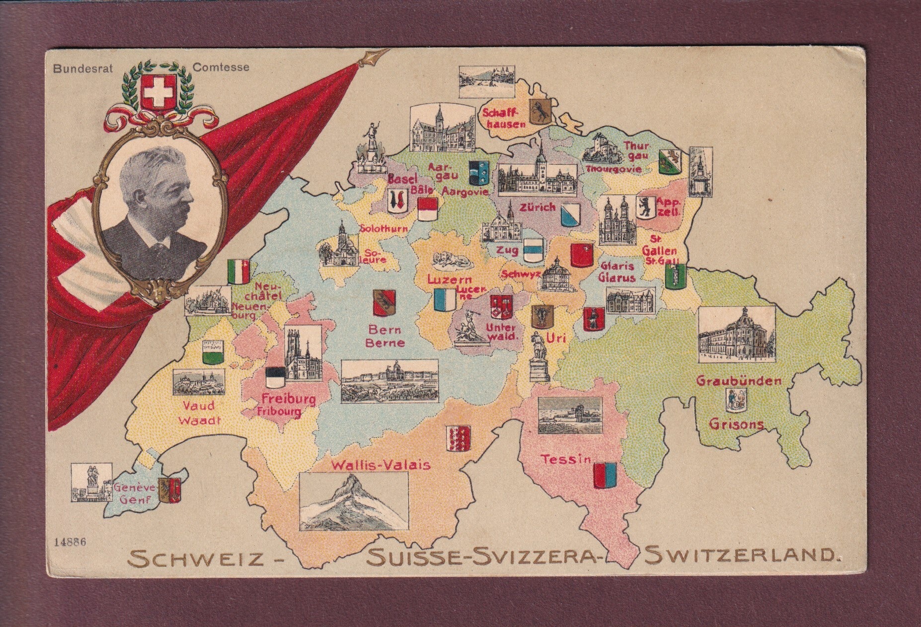 SCHWEIZ / SUISSE - Bundesrat Comtesse
