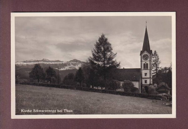 SCHWARZENEGG bei Thun - Kirche - 1936