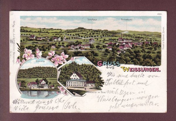 Gruss aus WEISSLINGEN - Feldpost