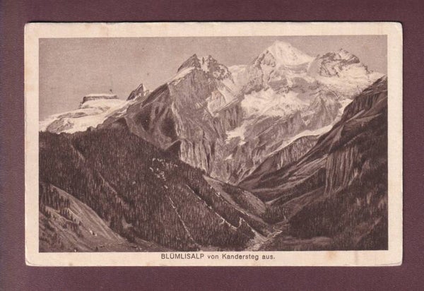 BLÜMLISALP von Kandersteg aus - 1950