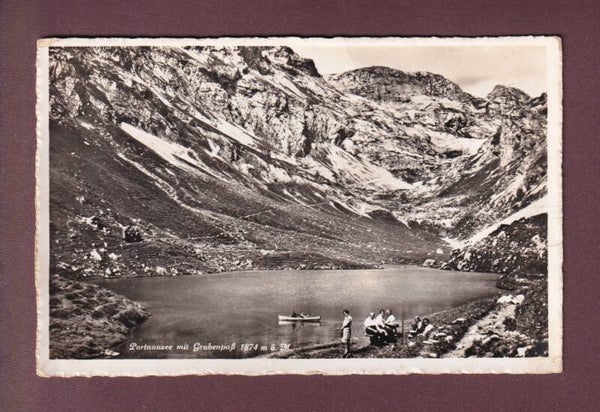 PARTNUNSEE - Grubenpass - Leute - 1942 // leicht gefaltet //