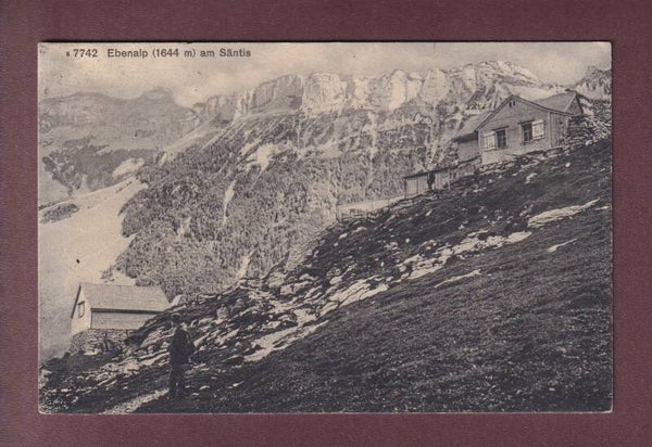 EBENALP am Säntis - 1914 // Rück verletzt //