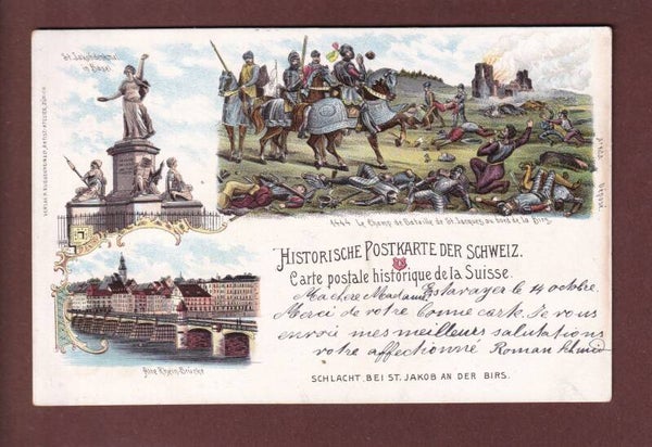 BASEL - Schlacht bei St. Jakob an der Birs - 1898