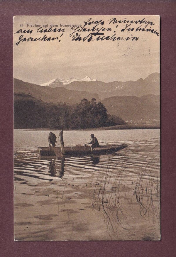 LUNGERNSEE - Fischer - 1912