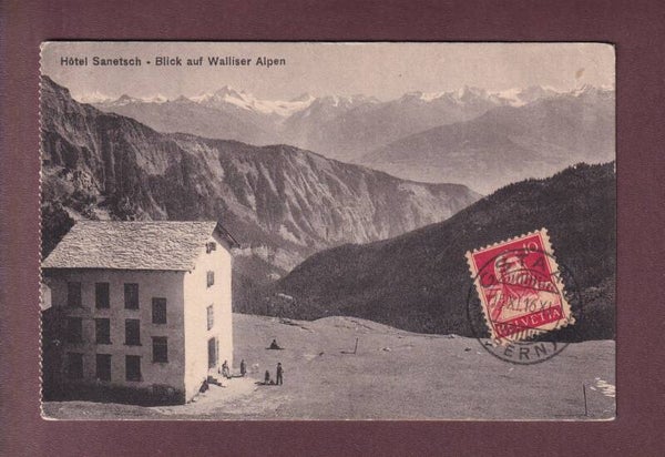 Hôtel SANETSCH - 1916 // leichter Eckbug //
