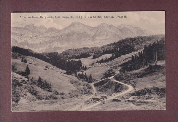 Alpenkuhaus KRÄZERLI am Säntis - 1913