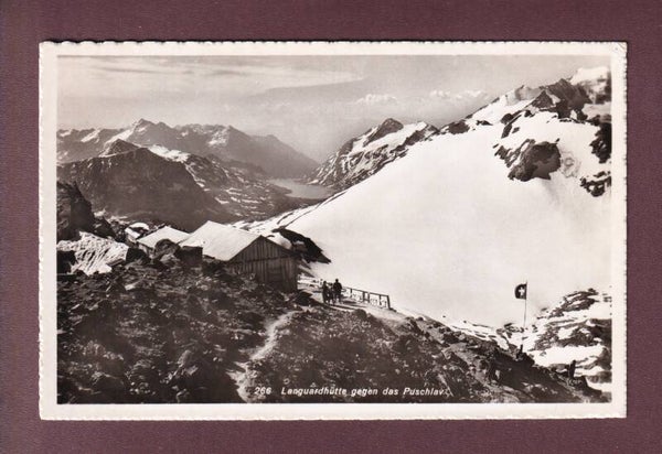 LANGUARD-HÜTTE gegen das Puschlav - 1959