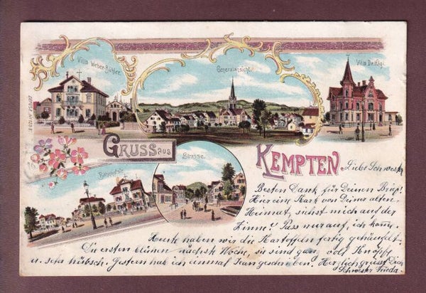 Gruss aus KEMPTEN - 1917