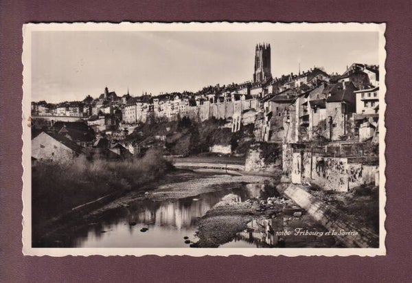FRIBOURG et la Sarine - 1958