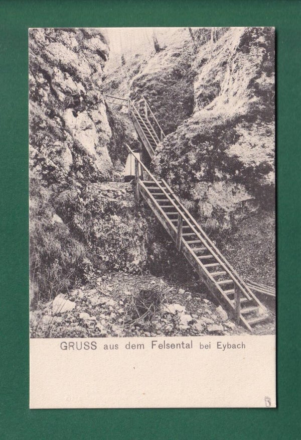 Gruss aus dem FELSENTAL bei Eybach