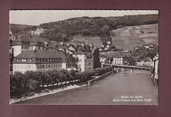 BADEN - Hotel Freihof und Hotel Schiff - 1947