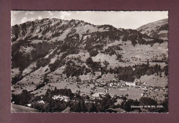 CHAMPERY - Mont Culet - 1955