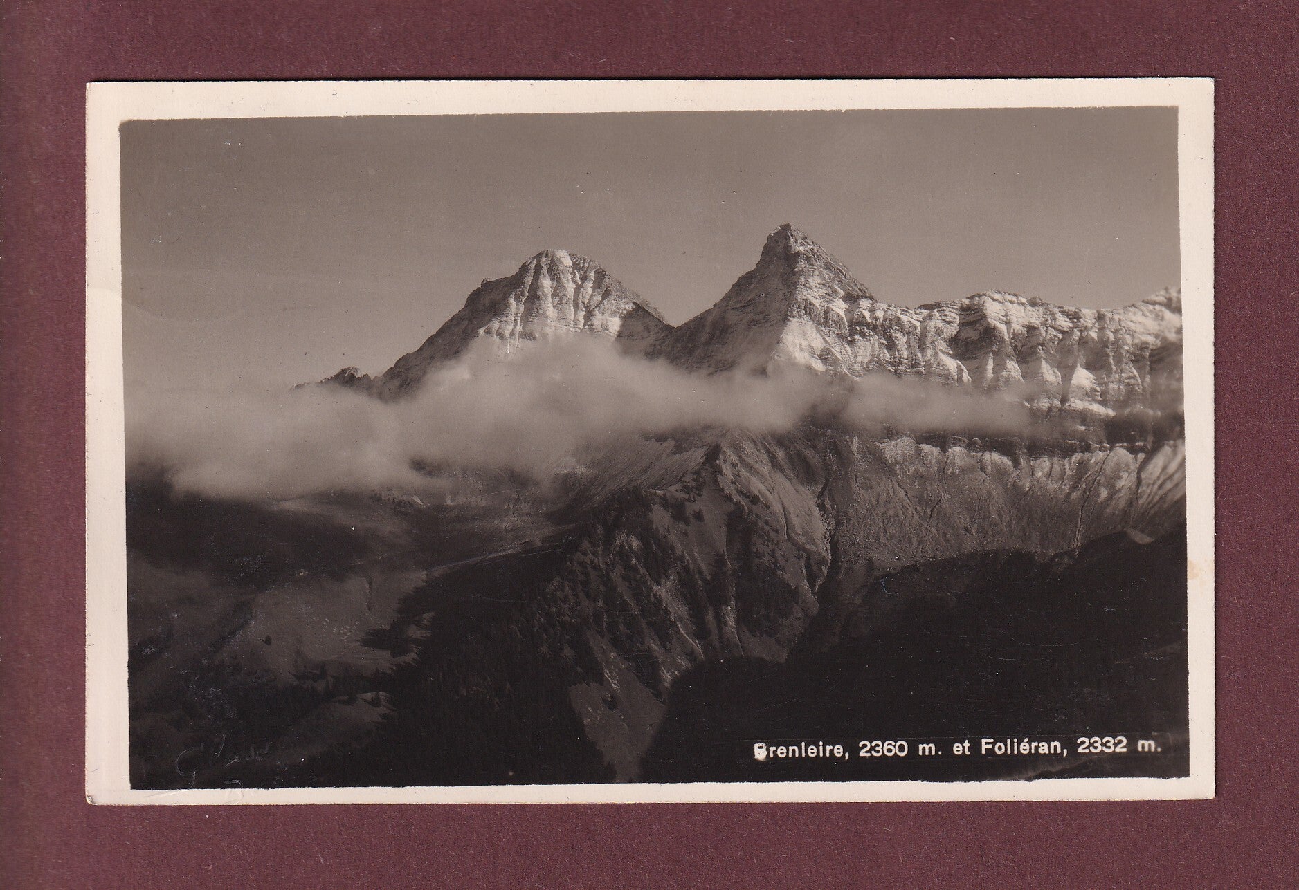 Fribourg - BRENLEIRE et FOLIERAN