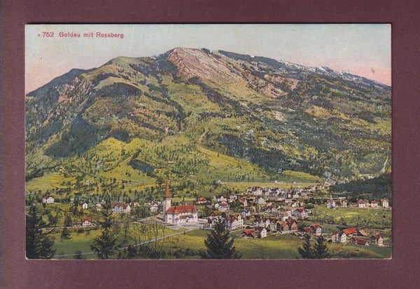 GOLDAU - Rossberg - 1924