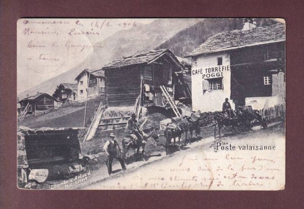 POSTE VALAISANNE - 1904