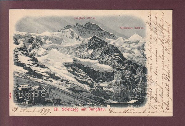 KLEINE SCHEIDEGG - Jungfrau - 1899