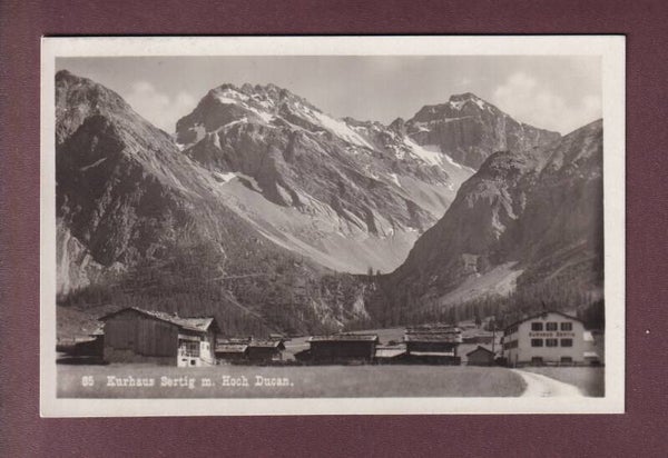 Kurhaus SERTIG - Hoch Ducan - 1930