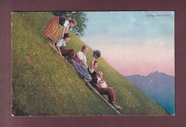 Lustige HEIMFAHRT - Tracht - 1928