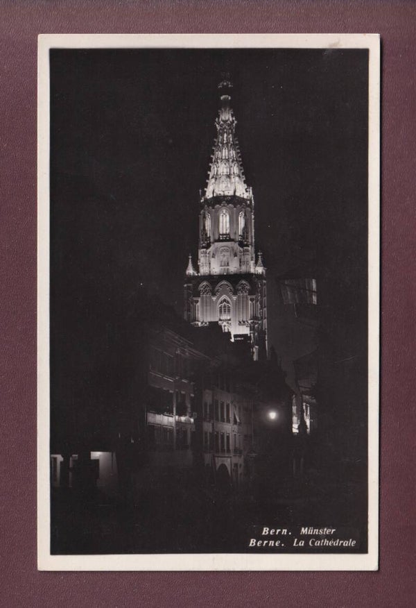 BERN bei Nacht - Münster - 1931