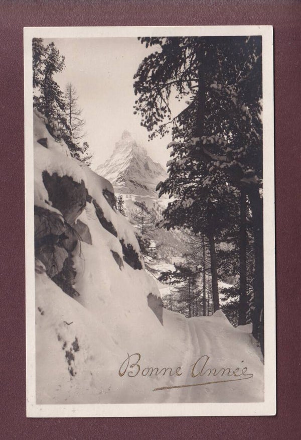 CERVIN - Bonne Année - 1933