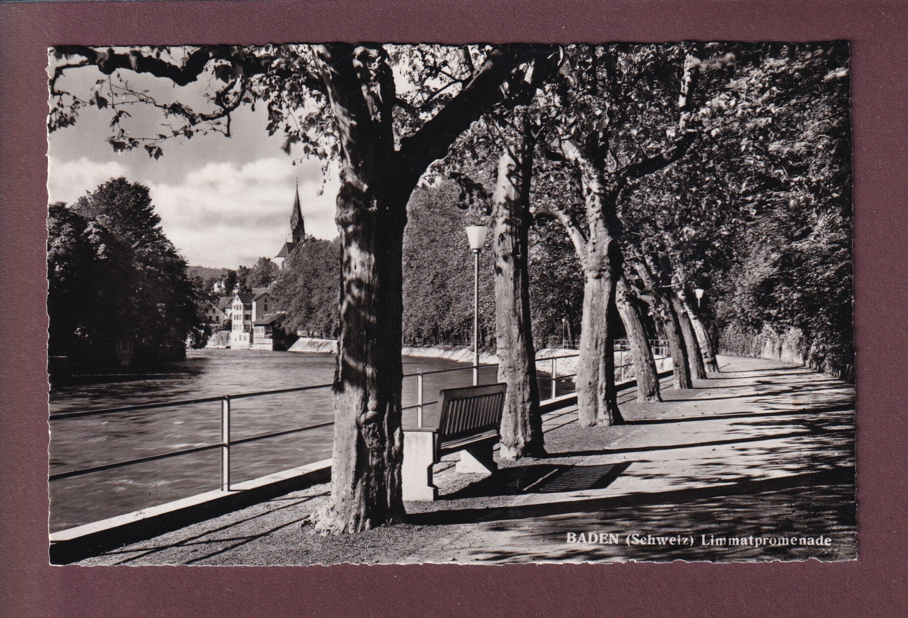 BADEN - Limmatpromenade - 1956