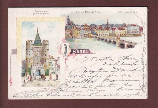 BASEL - 1900 // Falte //