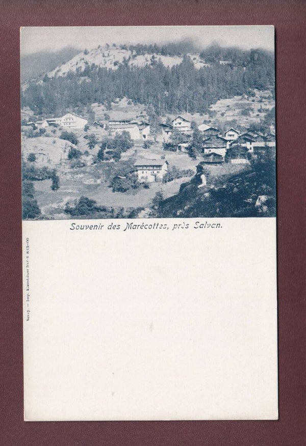 Souvenir - LES MARECOTTES près Salvan