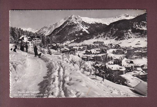 DAVOS - Seehorn - Promenade - 1945