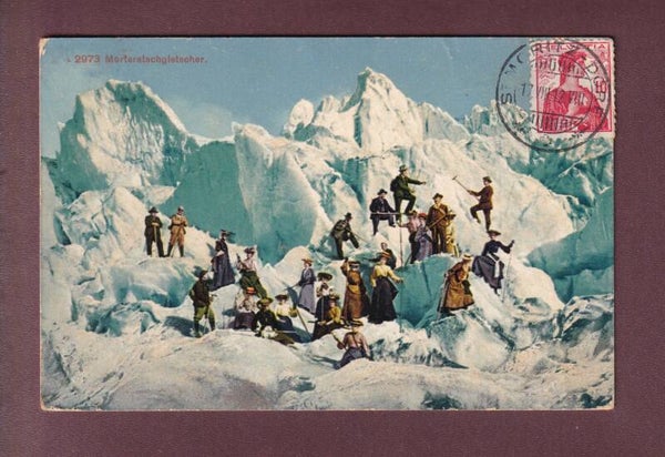 Am MORTERATSCHGLETSCHER - 1912