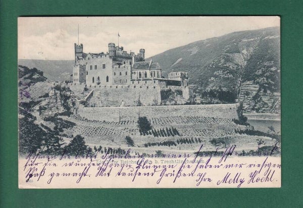BURG REICHENSTEIN bei Trechtingshausen - 1904