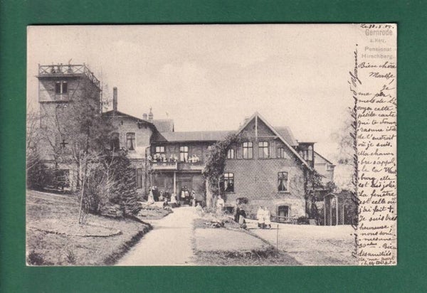 GERNRODE - Pensionat Hirschberg - 1904