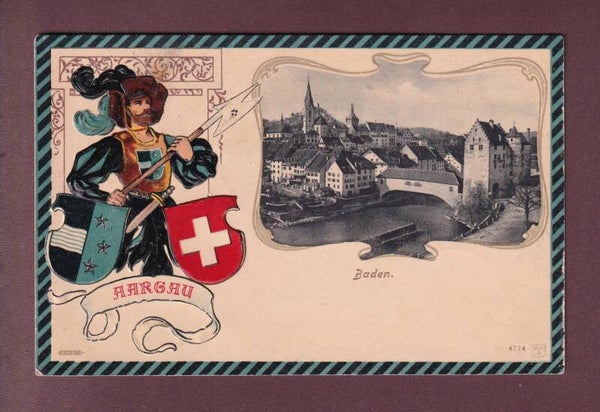 Aargau - BADEN - 1904 Präge