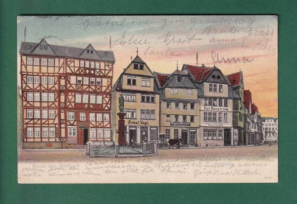Gruss aus BUTZBACH - Marktplatz - 1904