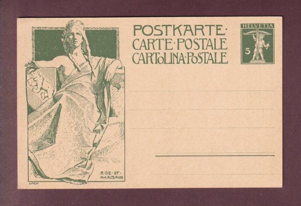 Carte préaffranchie - Monument UPU 1909