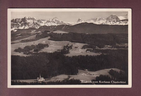 Ausblick vom Kurhaus CHUDERHÜSI bei Röthenbach