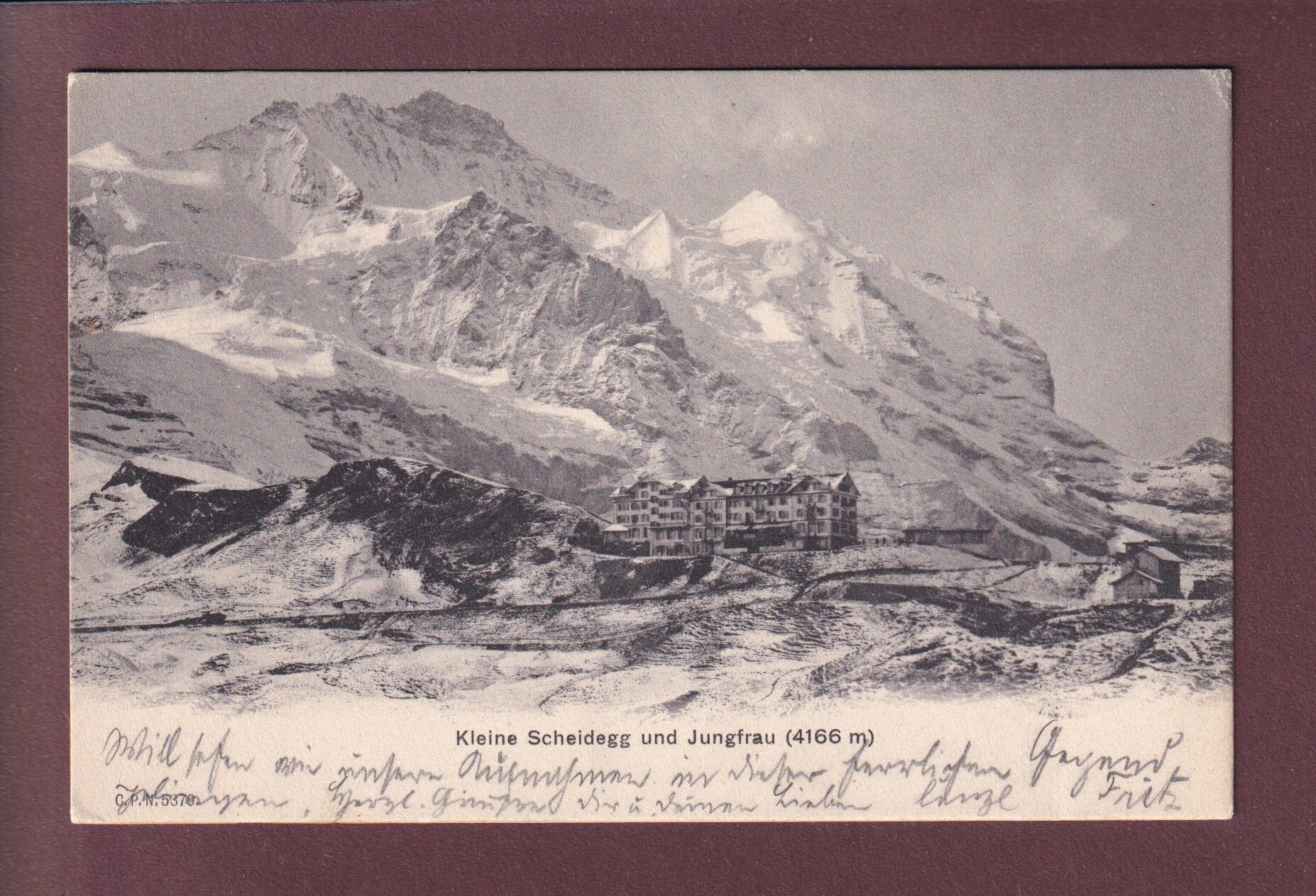 KLEINE SCHEIDEGG - Jungfrau - 1904 - CPN