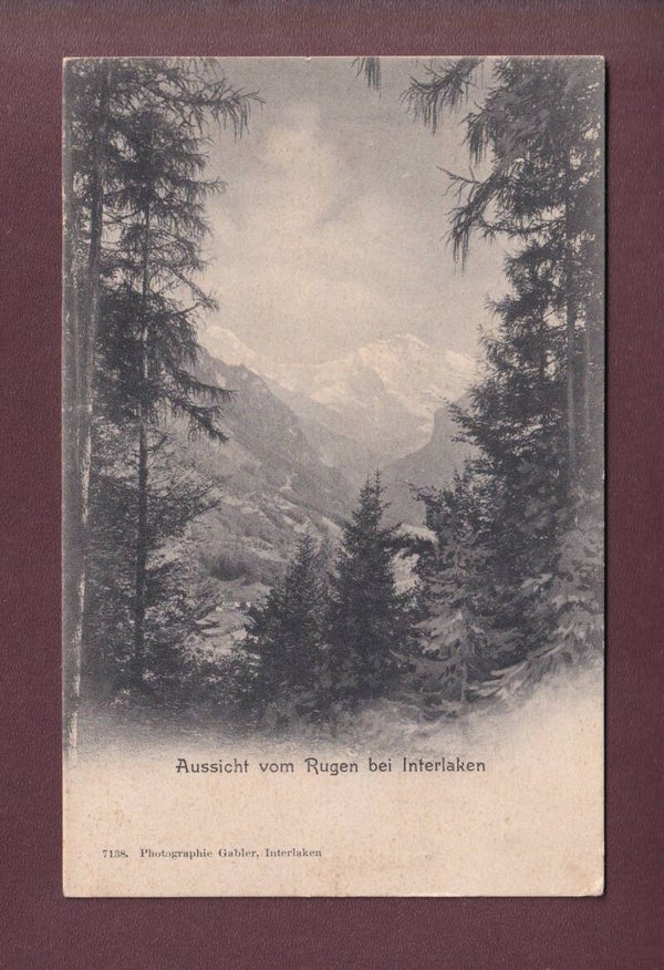 Aussicht vom RUGEN bei Interlaken