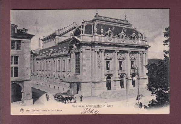 BERN - Stadttheater - Kutsche - 1907