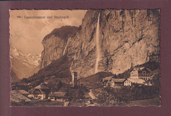 LAUTERBRUNNEN - Staubbach - 1912