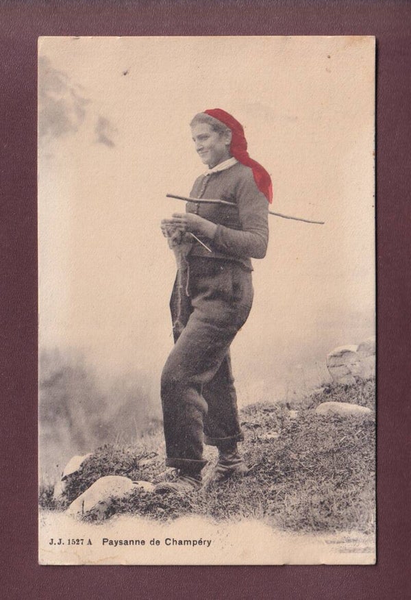 Paysanne de CHAMPERY - 1915