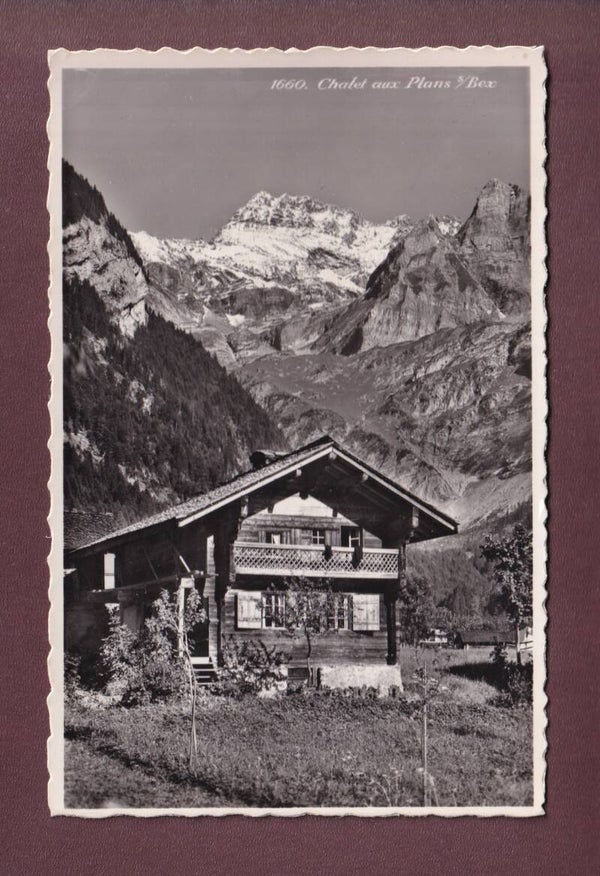 Chalet aux PLANS SUR BEX - 1952