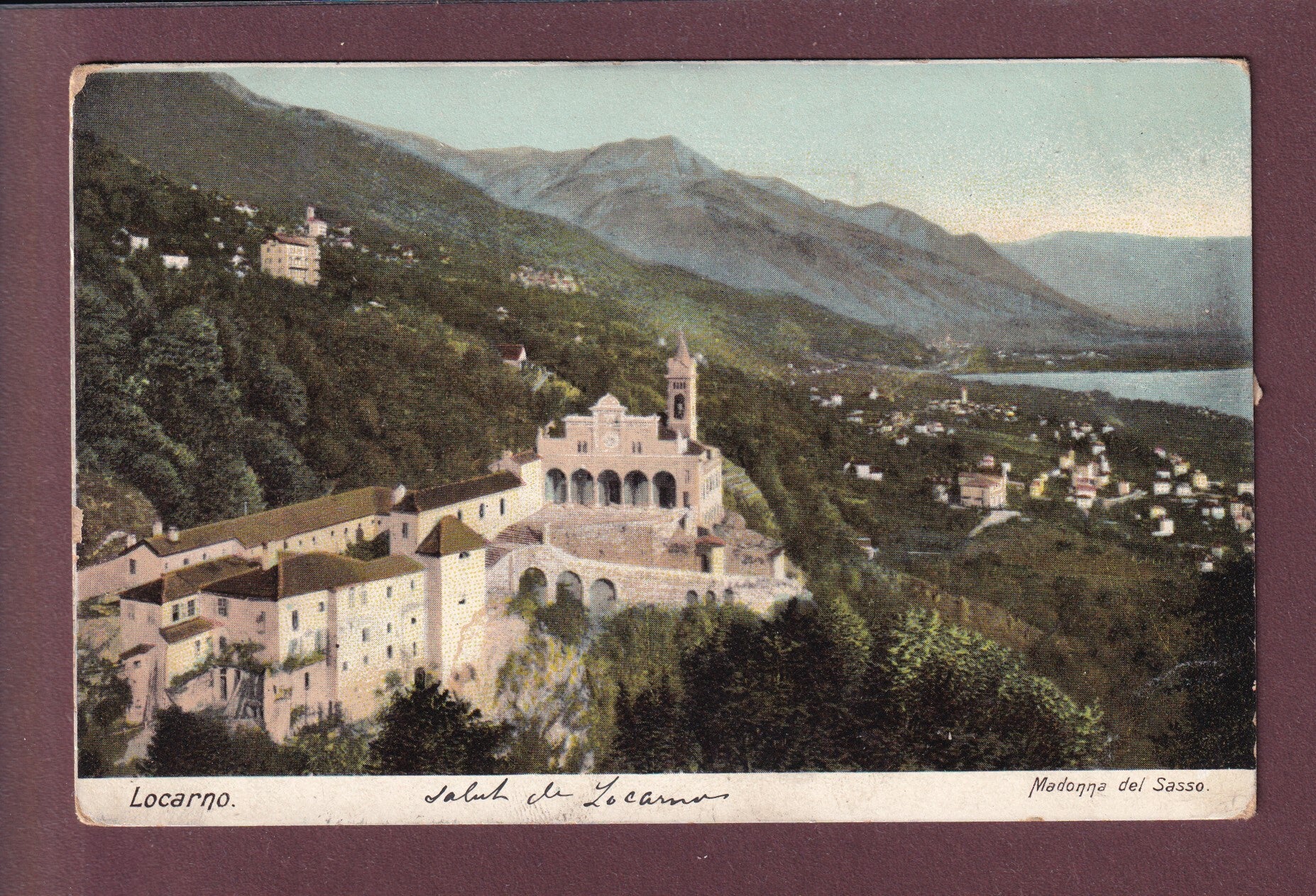 LOCARNO - Madonna del Sasso - 1903 taxée