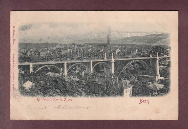 BERN - Kornhausbrücke - 1901 RELIEF