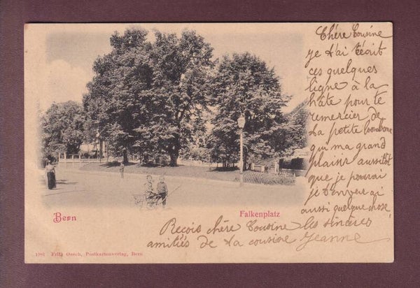 BERN - Falkenplatz - 1902