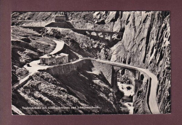 TEUFELSBRÜCKE - Gotthardstrasse - Schöllenenbahn - 1951