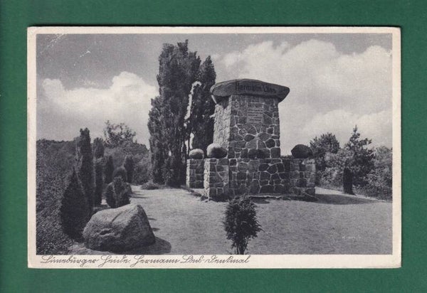 LÜNEBURGER HEIDE - Löns Denkmal - 1938
