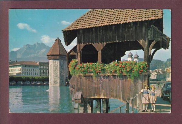 LUZERN - Kapellbrücke - Tracht