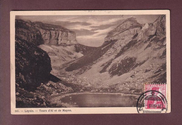 LAC DE MAYEN - Tours d'Aï et de Mayen - 1910